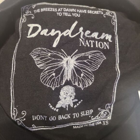 Daydream Nation You Had Me At Bacon Romper Sleeper Black XS - Picture 4 of 5